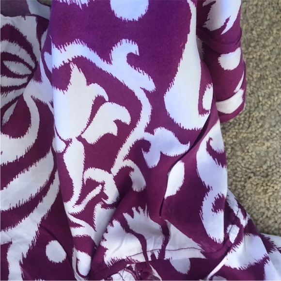 Forever 21 Purple Peplum Top Small - Picture 5 of 5